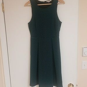 A-line polka dot dress